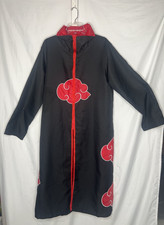 Jaqueta Naruto Akatsuki Manto Robe Extra Grande Preta Vermelha Cosplay Anime *Dmg (H) comprar usado  Enviando para Brazil