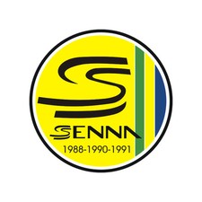 Sticker plastifié ayrton d'occasion  France