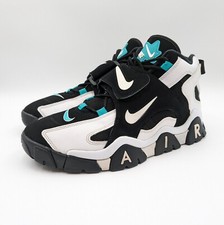 Nike Air Barrage Mid OG Cabana Masculino Tamanho 11 Preto Branco Azul-petróleo Retrô AT7847-001 comprar usado  Enviando para Brazil