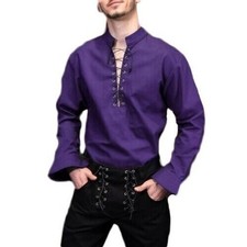 Tunique médiévale violette d'occasion Tunique médiévale violette d'occasion  Expédié en France