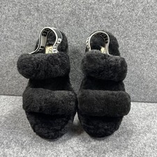 Sandália UGG Feminina Oh Yeah Slide Slipper 1107953 Pele Preta Tamanho 5, usado comprar usado  Enviando para Brazil