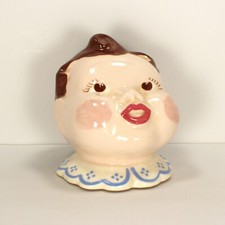 Cofrinho vintage Cleminsons cabeça de bebê quebrar para abrir década de 1940 cerâmica Califórnia comprar usado  Enviando para Brazil