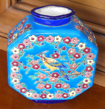Antique longwy enamel d'occasion  Expédié en Belgium