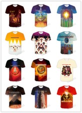Earth Wind And Fire Impresión 3D Moda Informal Mangas Cortas Camisetas para Mujer/Hombre segunda mano  Embacar hacia Mexico