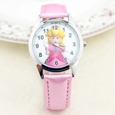 Novo Relógio de Pulso Princesa Peach Super Mario Brothers Criança Feminina Menina Rosa comprar usado Novo Relógio de Pulso Princesa Peach Super Mario Brothers Criança Feminina Menina Rosa comprar usado  Enviando para Brazil
