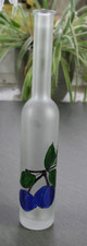 Glasflasche handbemalt pflaume gebraucht kaufen  Hohenwestedt