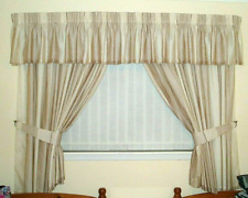 Cream brown curtains for sale  EDINBURGH