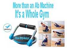 Máquina abdominal Merach Ab Crunch 3 resistência ajustável mola rebote comprar usado  Enviando para Brazil