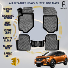 Tapetes de assoalho forros para Peugeot 2008 2020-2025 tapetes de carro 3D resistentes para todas as condições climáticas, usado comprar usado  Enviando para Brazil