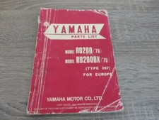 Yamaha parts list gebraucht kaufen  Freystadt