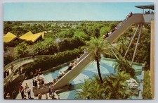 Cartão postal antigo Stairway to Stars reflação piscina Bush Gardens local de turismo comprar usado  Enviando para Brazil