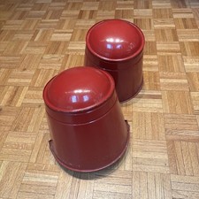 Vintage red galvanized for sale  Chesterfield