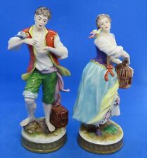 . Par de enfeites antigos de estatuetas masculinas e femininas do século XVIII Augustus Rex comprar usado  Enviando para Brazil