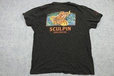 Camiseta masculina Ballast Point Sculpin IPA XL preta cerveja artesanal San Diego Brewing Tee comprar usado  Enviando para Brazil