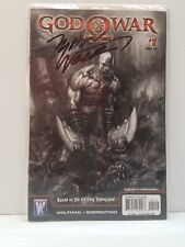 Usado, ASSINADO WOLFMAN GOD OF WAR #1, 2ª IMPRESSÃO, 2010 WildStorm Comics 1º App Kratos comprar usado  Enviando para Brazil