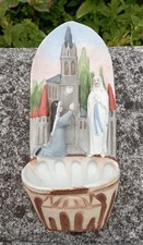 Ancien bénitier biscuit d'occasion  Saint-Amand-les-Eaux