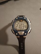 Reloj Timex Hombre Ironman Triatlón Clásico 50 LAP WR 100M Tamaño Completo Azul Gris, usado segunda mano  Embacar hacia Argentina