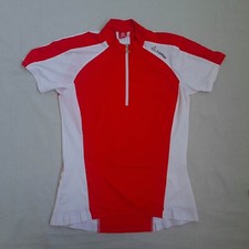 Camiseta Loffler Feminina Ciclismo Jersey Tamanho L 1/4 Zíper Manga Curta Bicicleta Vermelha comprar usado  Enviando para Brazil