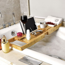 Bamboo extendable bathtub for sale Bamboo extendable bathtub for sale  SWINDON
