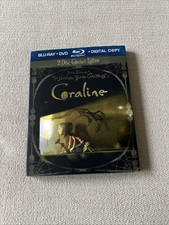CORALINE (Blu-Ray/DVD Combo Collector’s Edition, 2009) w/ Slipcover & 3D Glasses comprar usado CORALINE (Blu-Ray/DVD Combo Collector’s Edition, 2009) w/ Slipcover & 3D Glasses comprar usado  Enviando para Brazil