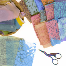 Lightweight fabric snippets for sale  SHREWSBURY