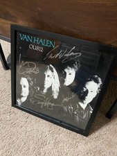 Van Halen O812 Framed Autographed Vinyl Record Album Sleeve comprar usado  Enviando para Brazil