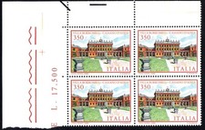 ITALIA 1986 - 1781- QUARTINA  MNH** 350 L.  Le ville - Borromeo   #XON comprar usado  Enviando para Brazil
