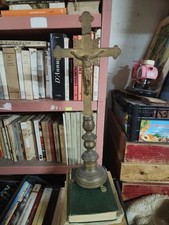 Crocifisso ottone altare usato  Torricella