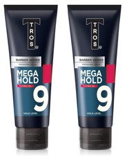 2 x TROS Barber Series Mega Hold Nível 9 Gel Flexível Modelador de Cabelo 115g comprar usado  Enviando para Brazil