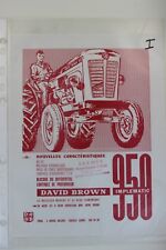 Prospectus brochure tracteur d'occasion  Auneau