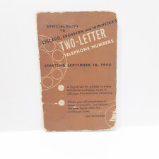 Original 1948 Ill. Bell Telefone "Guia de Troca" comprar usado  Enviando para Brazil