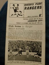 Qpr leicester city for sale  HORNCHURCH