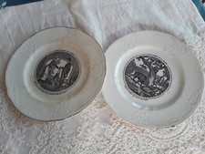 Assiettes anciennes parlantes d'occasion  Beaumont-de-Lomagne