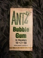 RARO Vintage ANTZ Bubble Gum Box & Comic Movie Promo 1998 Woody Allen comprar usado RARO Vintage ANTZ Bubble Gum Box & Comic Movie Promo 1998 Woody Allen comprar usado  Enviando para Brazil