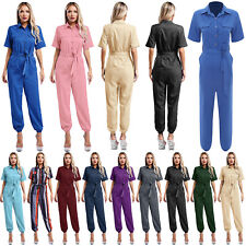 Mono de mujer Workwear Rompers Cargo Mono manga corta Workwear traje pantalón  segunda mano  Embacar hacia Argentina