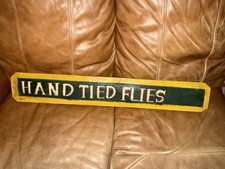 vintage fishing signs for sale  Waukesha