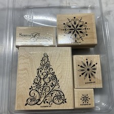 Stampin snow swirled for sale  Lapeer