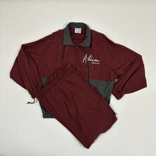 Terno masculino vintage Alabama Crimson Tide Track Winbreaker XL Crablesportswear anos 90 comprar usado  Enviando para Brazil