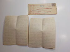 Wwi letter 1918 for sale  Irvine