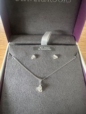 Beaverbrooks diamond necklace for sale  LEIGH