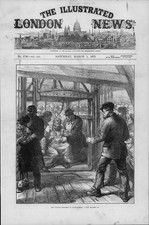 1873 antique print for sale  ASHFORD