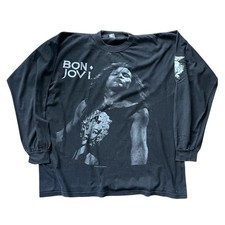 Vintage Bon Jovi Black Long sleeve 1989  The Jersey Syndicate Original, używany na sprzedaż  PL