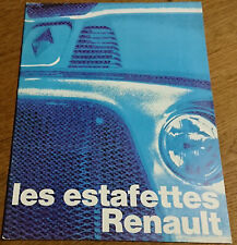 Catalogue publicitaire renault d'occasion  Châteauneuf-sur-Sarthe