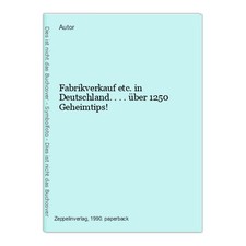 Fabrikverkauf etc deutschland gebraucht kaufen  Buttenwiesen