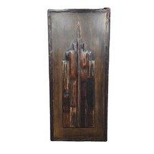 Arte de parede dimensional de madeira esculpida à mão edifício do Empire State de Nova York comprar usado  Enviando para Brazil