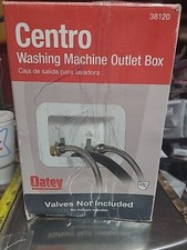 Caixa de saída para máquina de lavar Oatey Centro placa frontal suportes acessórios 38120 branco comprar usado  Enviando para Brazil