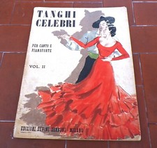 Spartiti tanghi celebri usato  Settimo Torinese