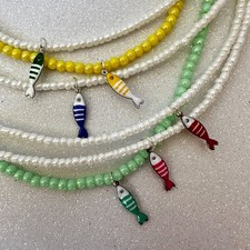 Collana pesci realizzate usato  Cagliari
