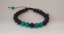 Handgemachtes lavastein armban gebraucht kaufen  Rheinau