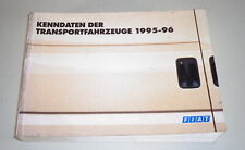 Tablas/Datos Técnicos Fiat Transporter Ducato Fiorino Scudo 1995-1996 comprar usado  Enviando para Brazil